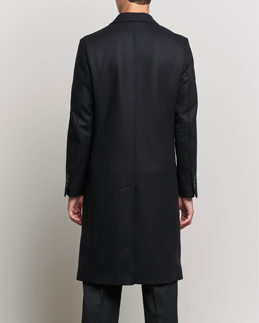 Herren | Jacken | HUGO | Miroy Wool Double Breasted Coat Black