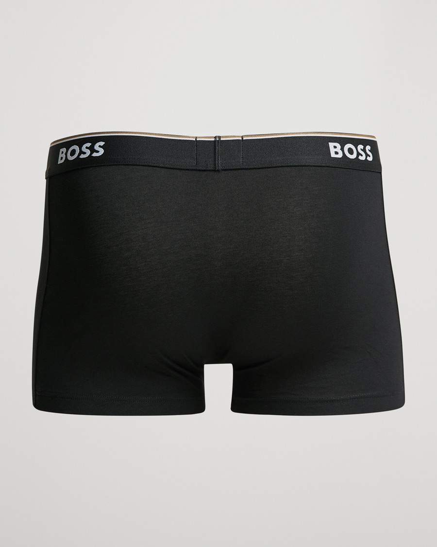 Men | Underwear & Socks | BOSS BLACK | 3-Pack Trunk Boxer Shorts Black