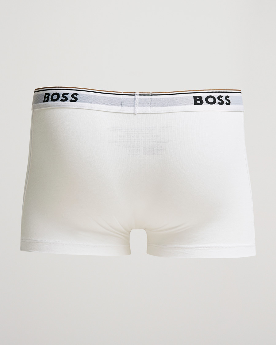 Men | Underwear & Socks | BOSS BLACK | 3-Pack Trunk Boxer Shorts White