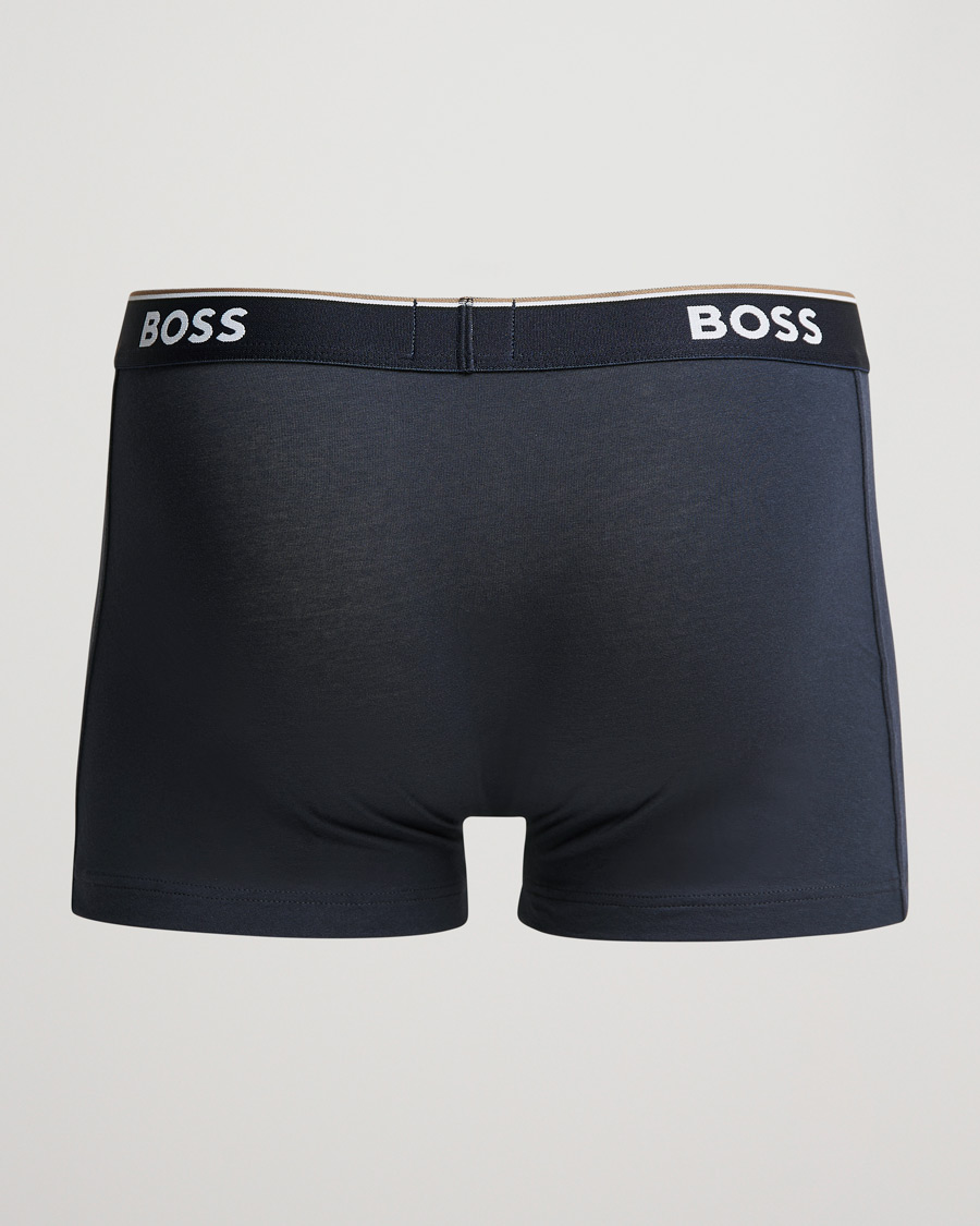 Men | Underwear & Socks | BOSS BLACK | 3-Pack Trunk Boxer Shorts Open Blue