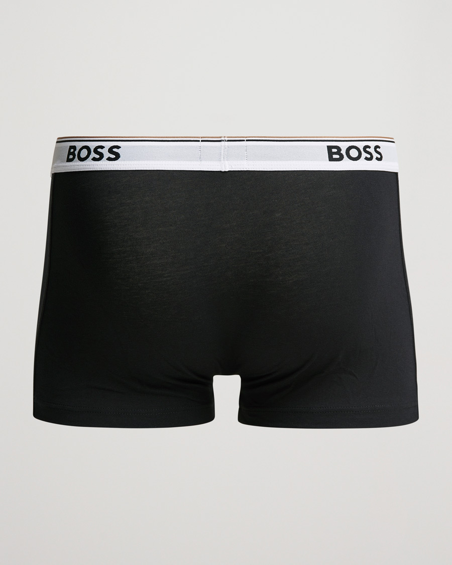 Herren | Unterhosen | BOSS BLACK | 3-Pack Trunk Boxer Shorts Black/White