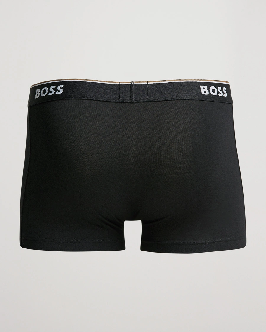 Herren | Kleidung | BOSS BLACK | 3-Pack Trunk Boxer Shorts White/Grey/Black