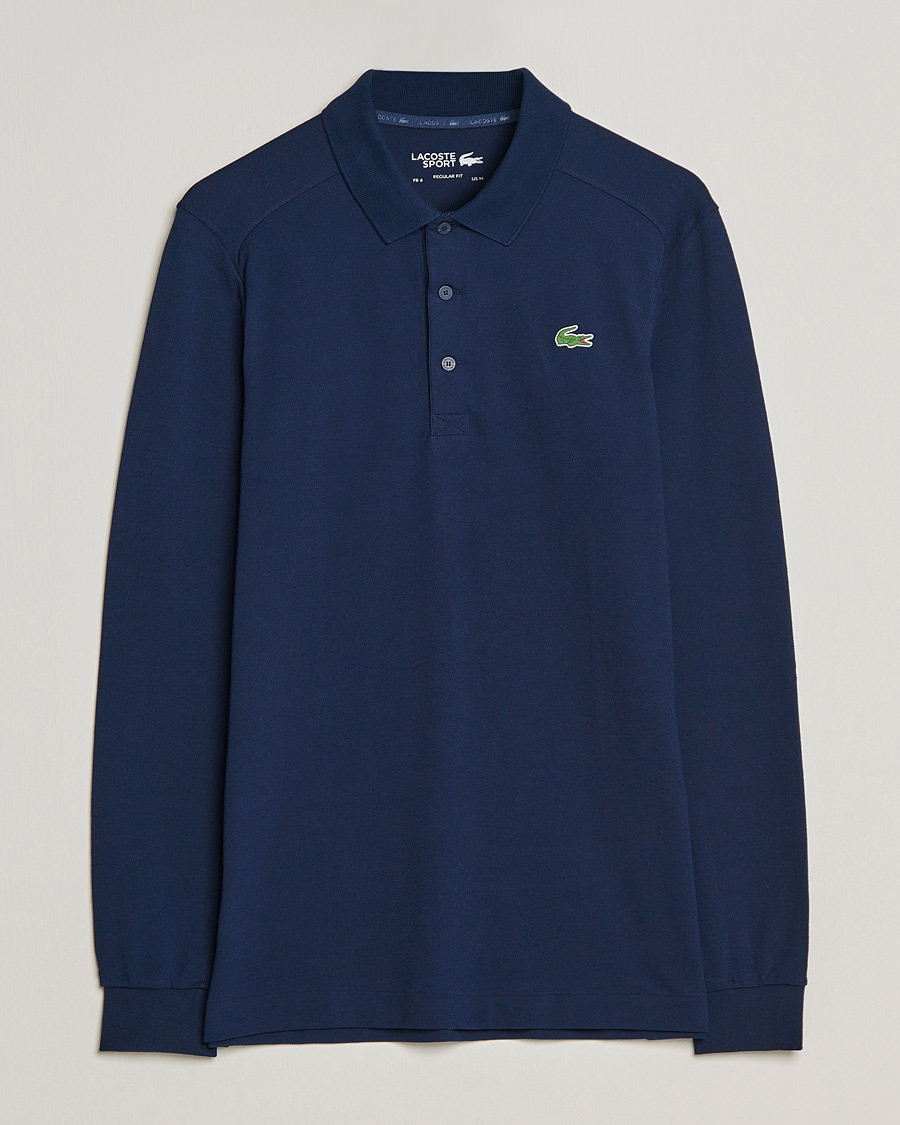 Herren | Pullover | Lacoste Sport | Performance Long Sleeve Polo Navy Blue