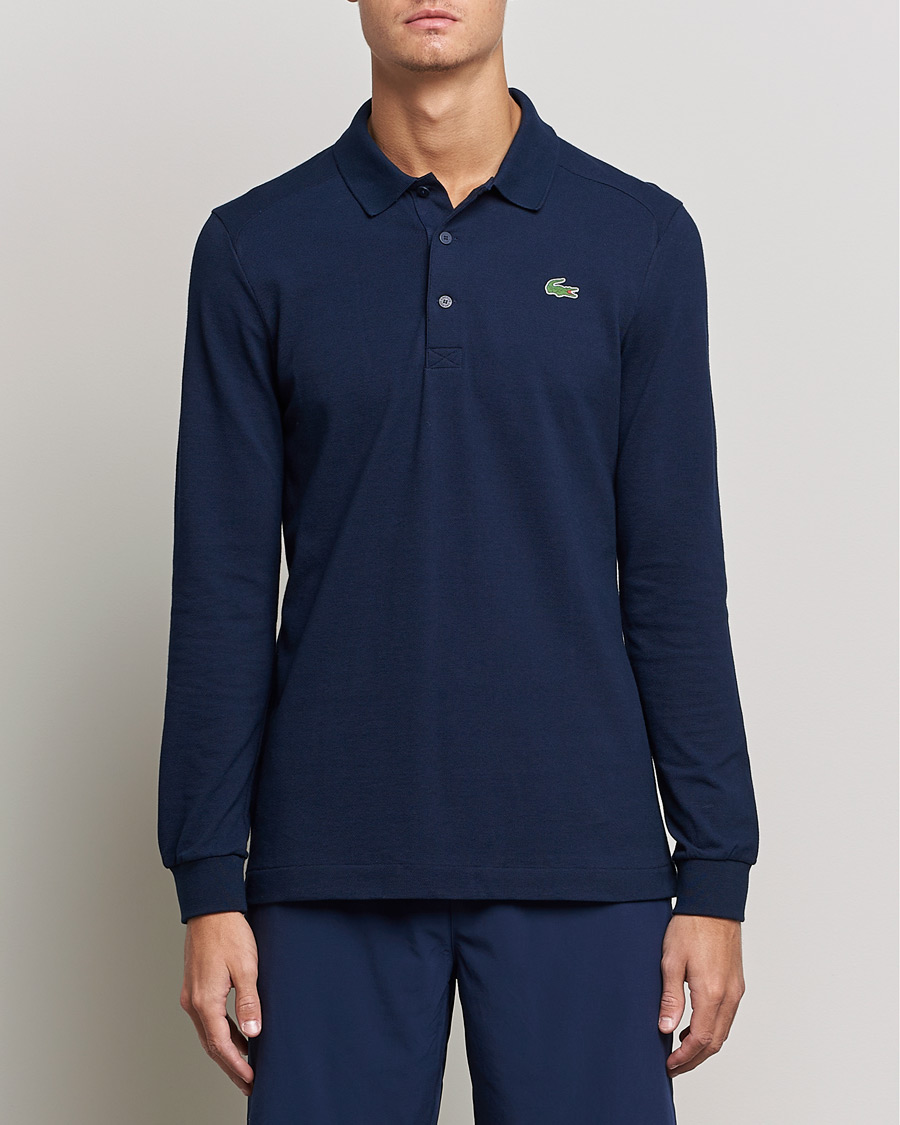 Herren | Pullover | Lacoste Sport | Performance Long Sleeve Polo Navy Blue