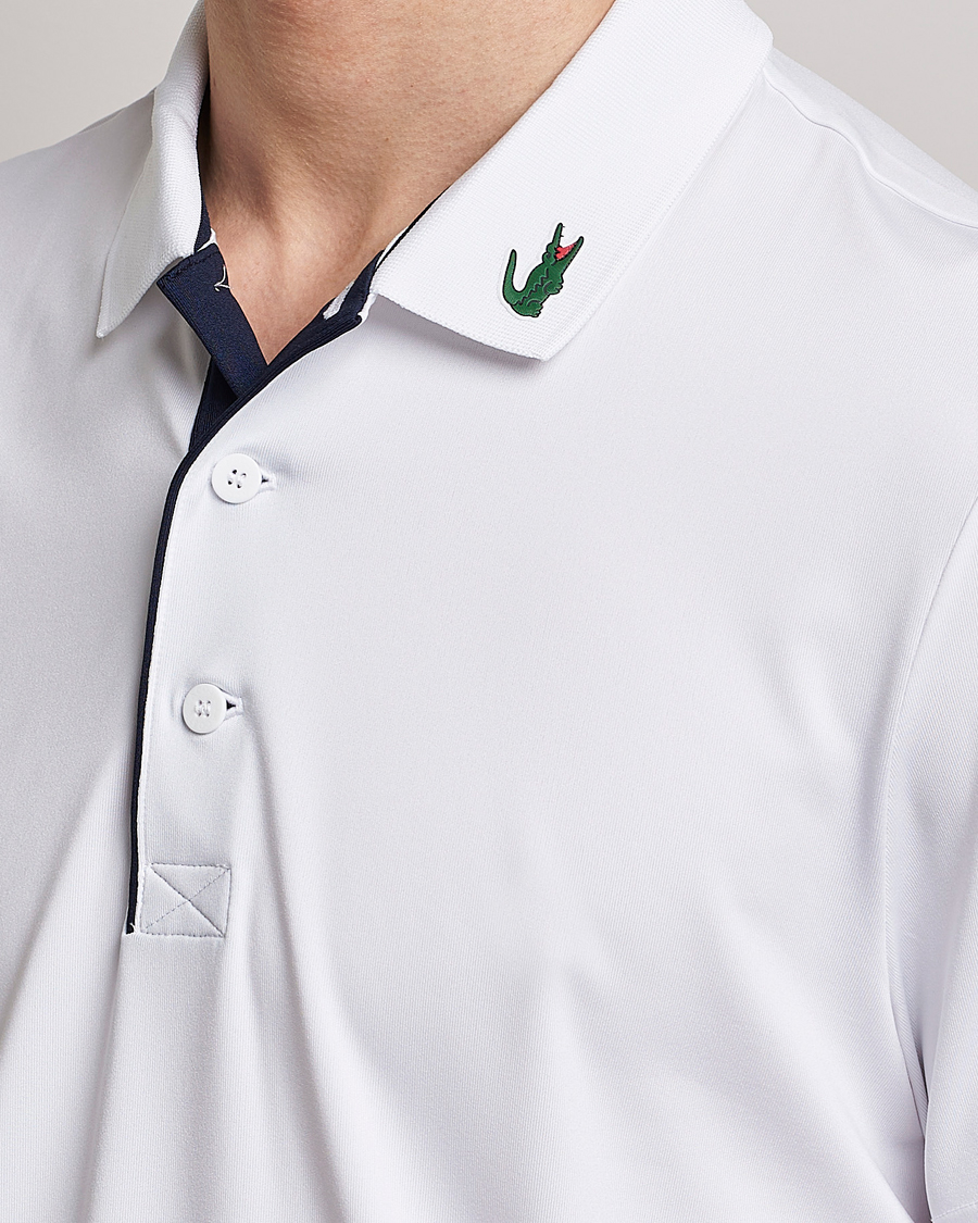 Herren | Poloshirts | Lacoste Sport | Jersey Golf Polo White/Navy