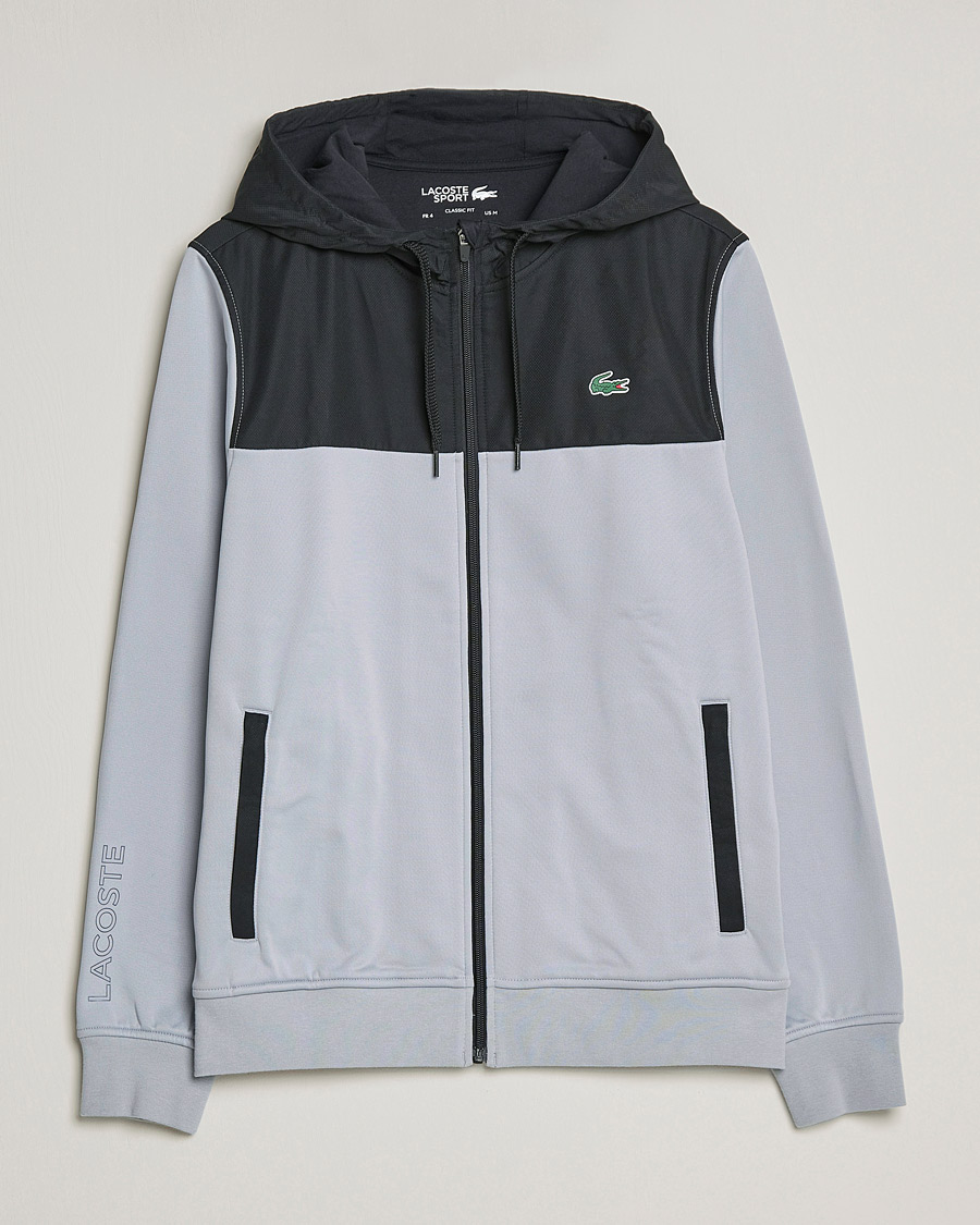 Herren | Pullover | Lacoste Sport | Performance Full Zip Hoodie Black/Grey