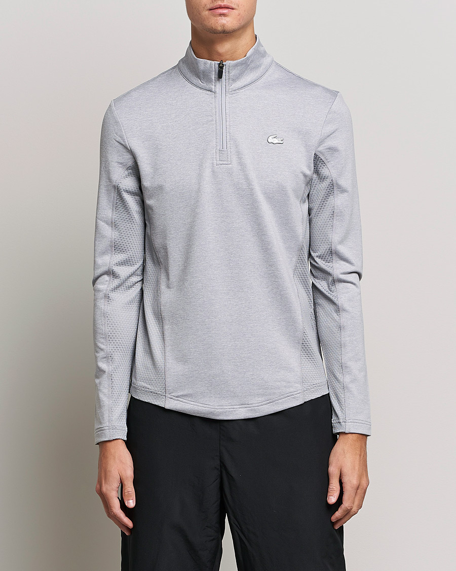 Herren | Pullover | Lacoste Sport | Performance Midlayer Half Zip Silver Chine