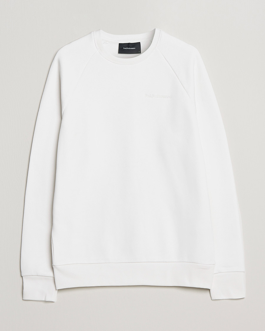 Herren | Pullover | Peak Performance | Original Logo Crew Neck Sweatshirt Off White