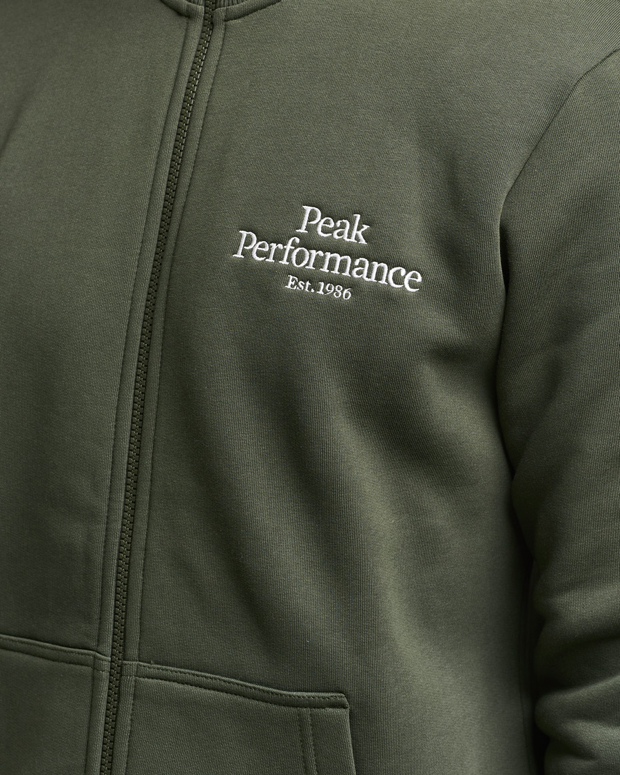 Herren | Pullover | Peak Performance | Original Zip Forest Night