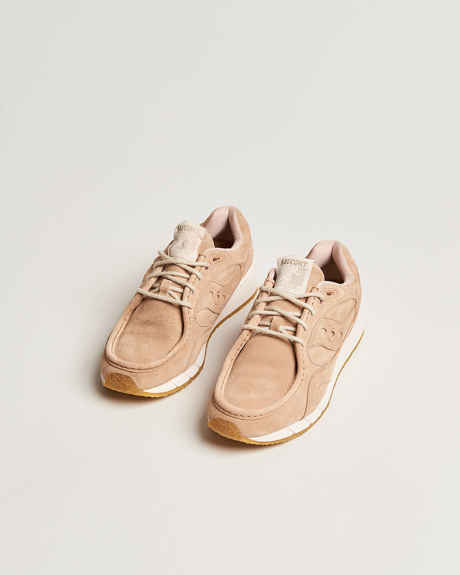 Herren | Saucony Shadow 6000 Moc Suede Sneaker Sand | Saucony | Shadow 6000 Moc Suede Sneaker Sand