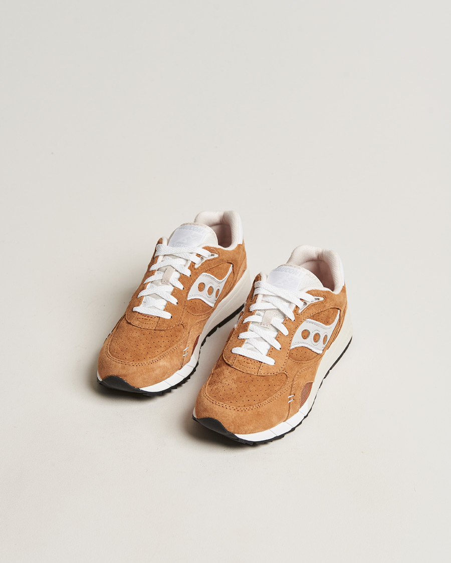 Herren | Saucony Shadow 6000 Suede Sneaker Khaki | Saucony | Shadow 6000 Suede Sneaker Khaki