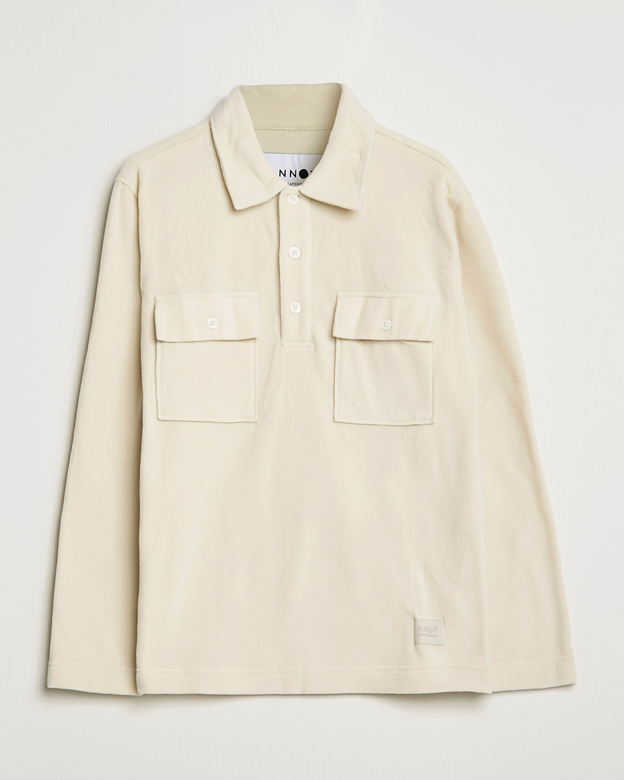 Herren | Pullover | NN07 | Vinny Micro Fleece Polo Ecru