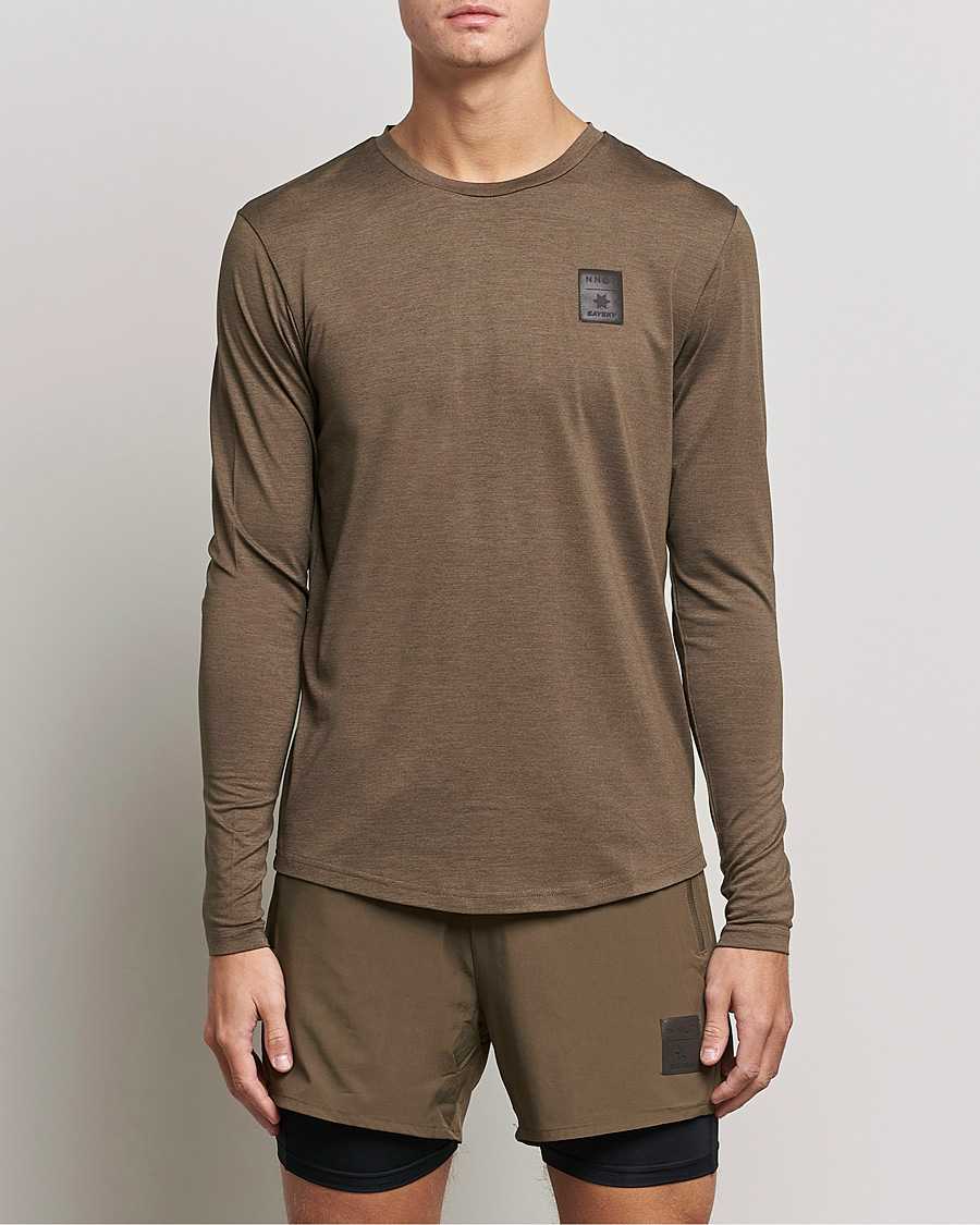 Herren | T-Shirts | NN07 | Pace Long Sleeve T-Shirt Clay