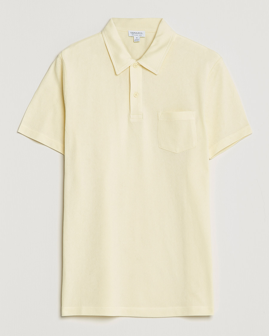 Herren | Poloshirts | Sunspel | Riviera Polo Shirt Lemon
