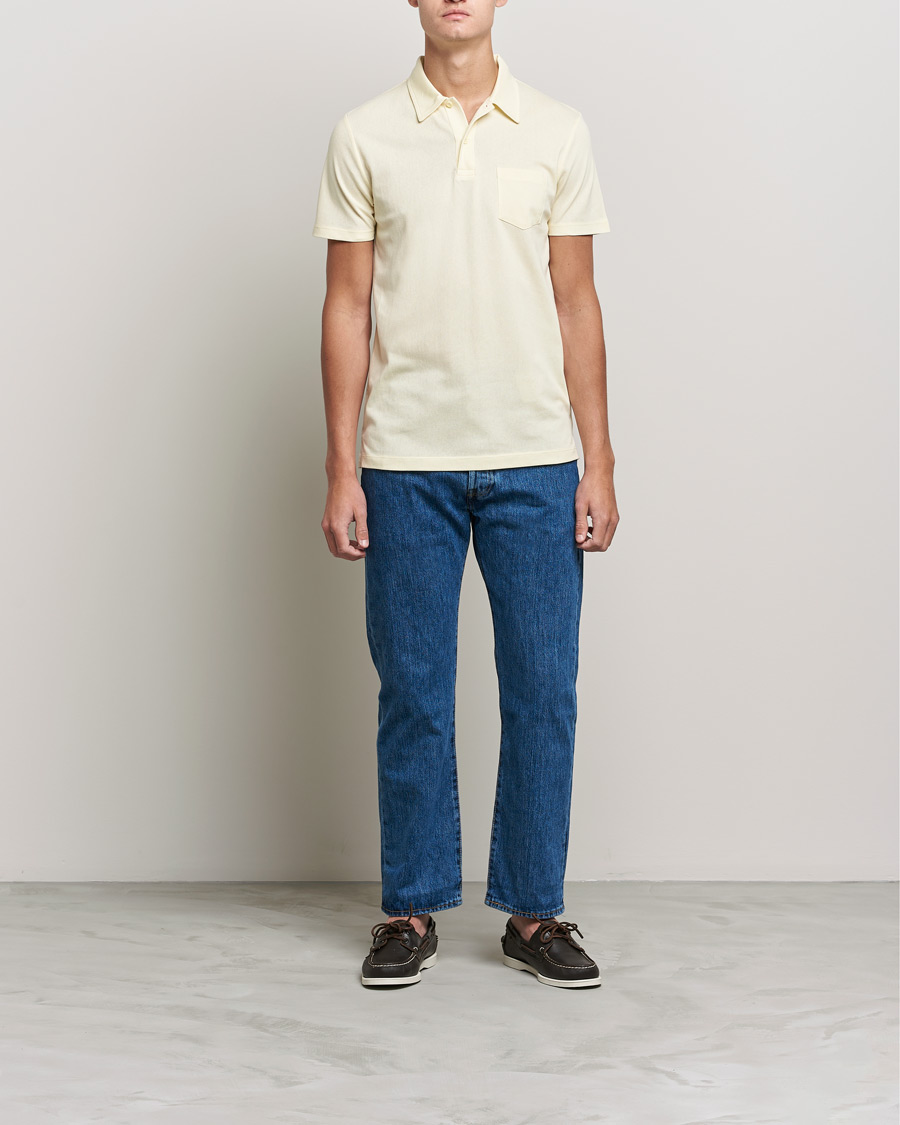 Herren | Poloshirts | Sunspel | Riviera Polo Shirt Lemon