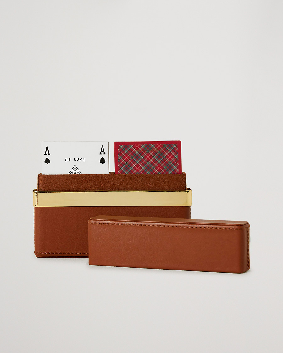 Herren | Für das Zuhause | Ralph Lauren Home | Westover Leather Playing Cards Set Brown