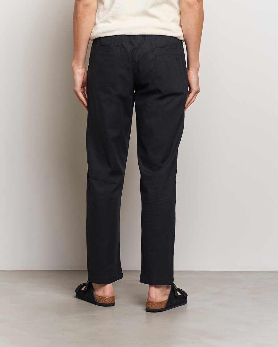 Herren | Hosen | OAS | Linen Long Pants Black