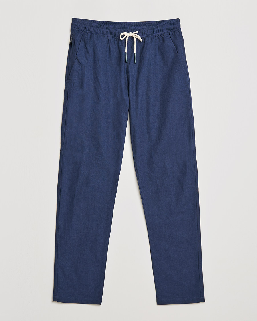 Herren | Hosen | OAS | Linen Long Pants Navy