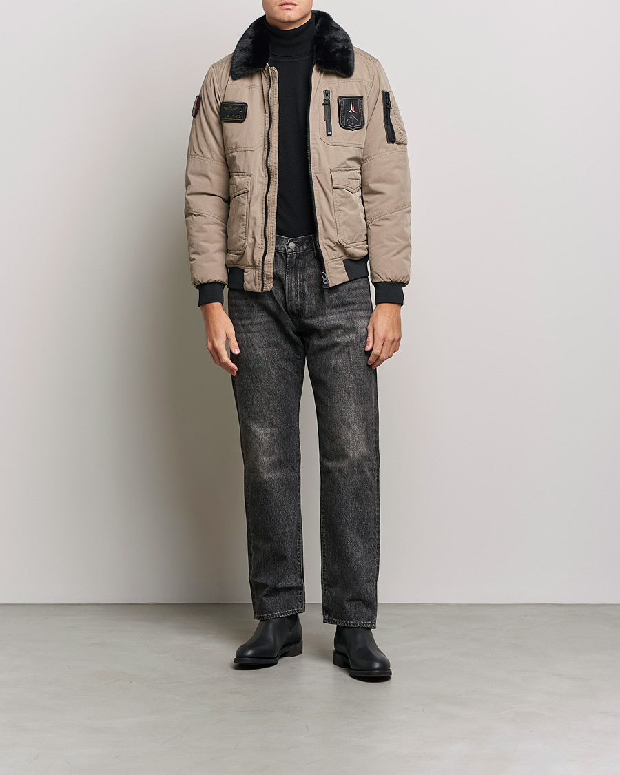 Herren | Jacken | Aeronautica Militare | Pilot Jacket Tortora