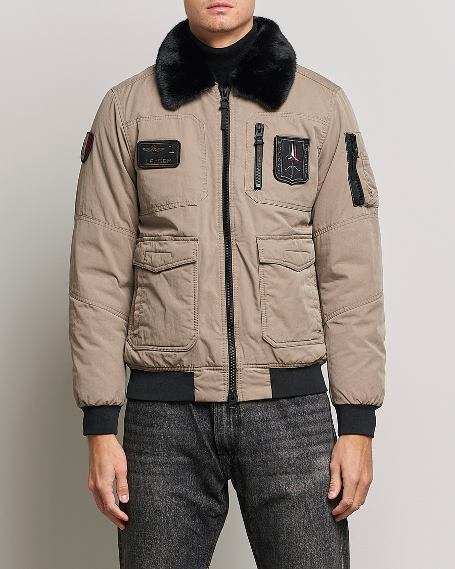 Herren | Jacken | Aeronautica Militare | Pilot Jacket Tortora