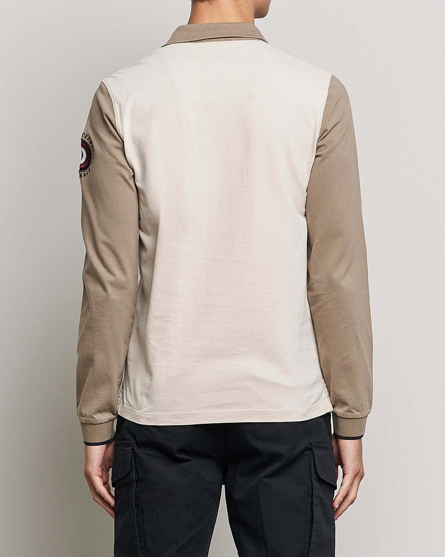 Herren | Pullover | Aeronautica Militare | Long Sleeve Logo Polo Tortora