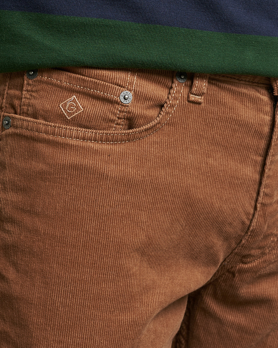 Herren | Hosen | GANT | Hayes Cord Jeans Roasted Walnut