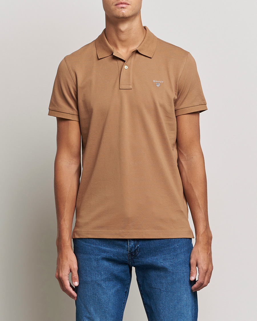 Herren | Poloshirts | GANT | The Original Polo Roasted Walnut