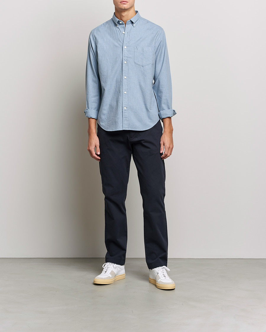 Herren | Hemden | GANT | Regular Fit Flannel Shirt Atlantic Sea