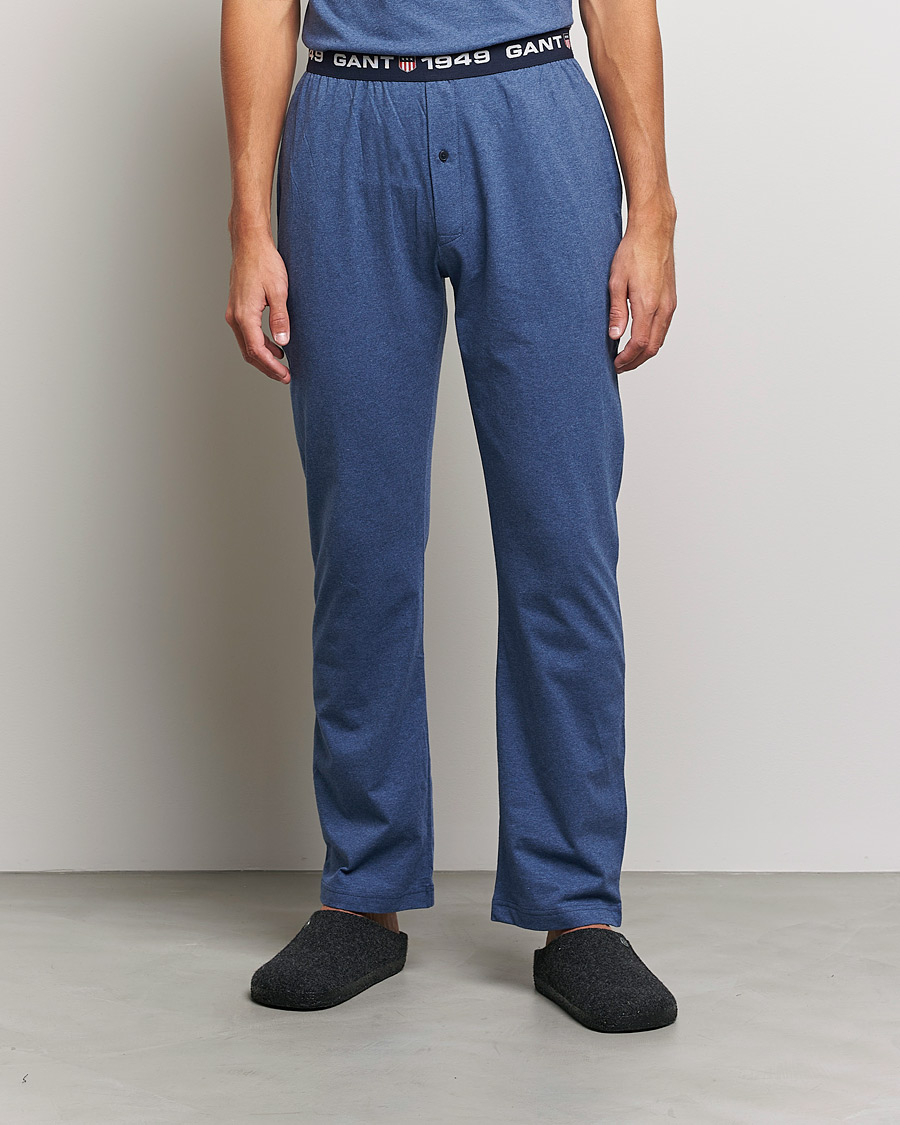 Herren | Schlafanzüge & Bademäntel | GANT | Retro Shield Pyjama Pants Marine Melange