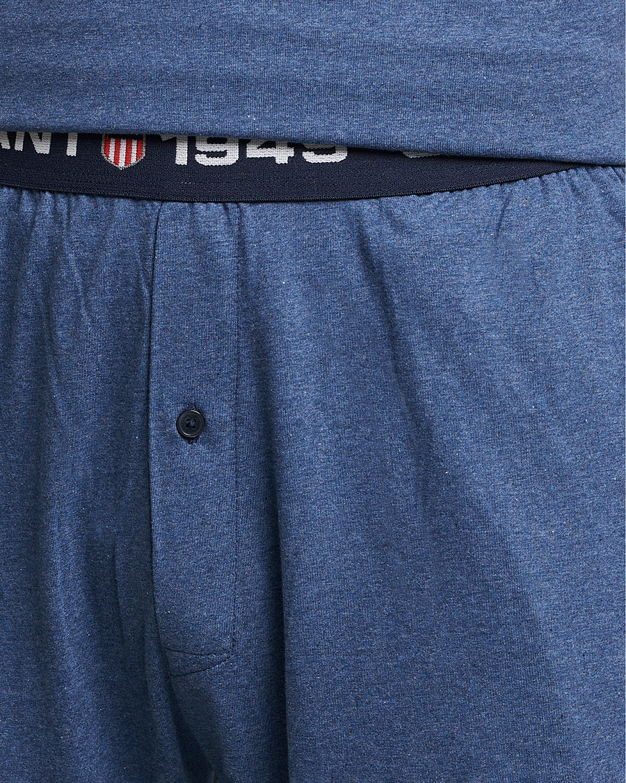 Herren | Schlafanzüge & Bademäntel | GANT | Retro Shield Pyjama Pants Marine Melange