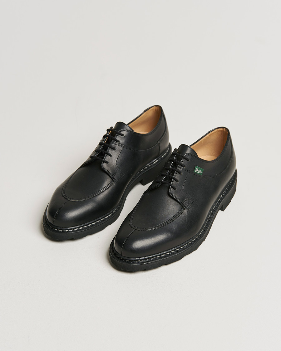 Herren | Handgefertigte Schuhe | Paraboot | Avignon Derby Black
