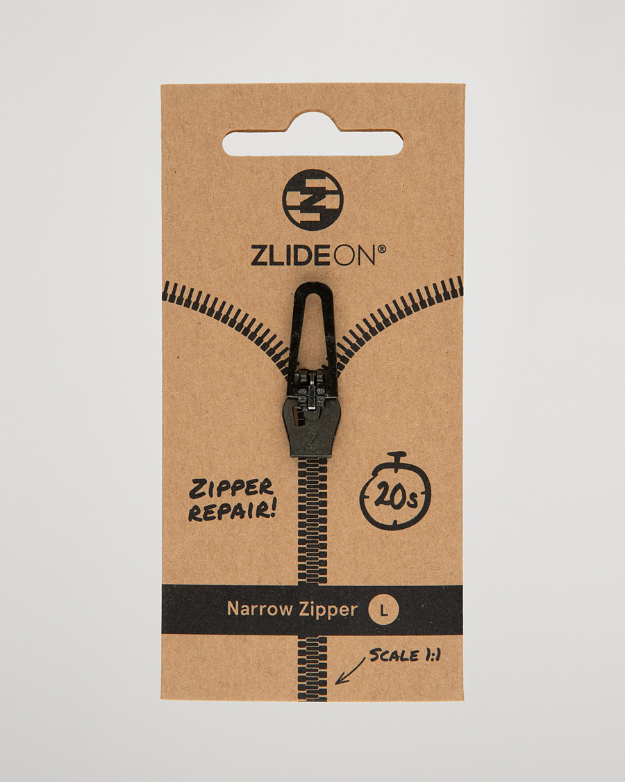 Herren | Textilpflege | ZlideOn | Narrow Zipper Black L