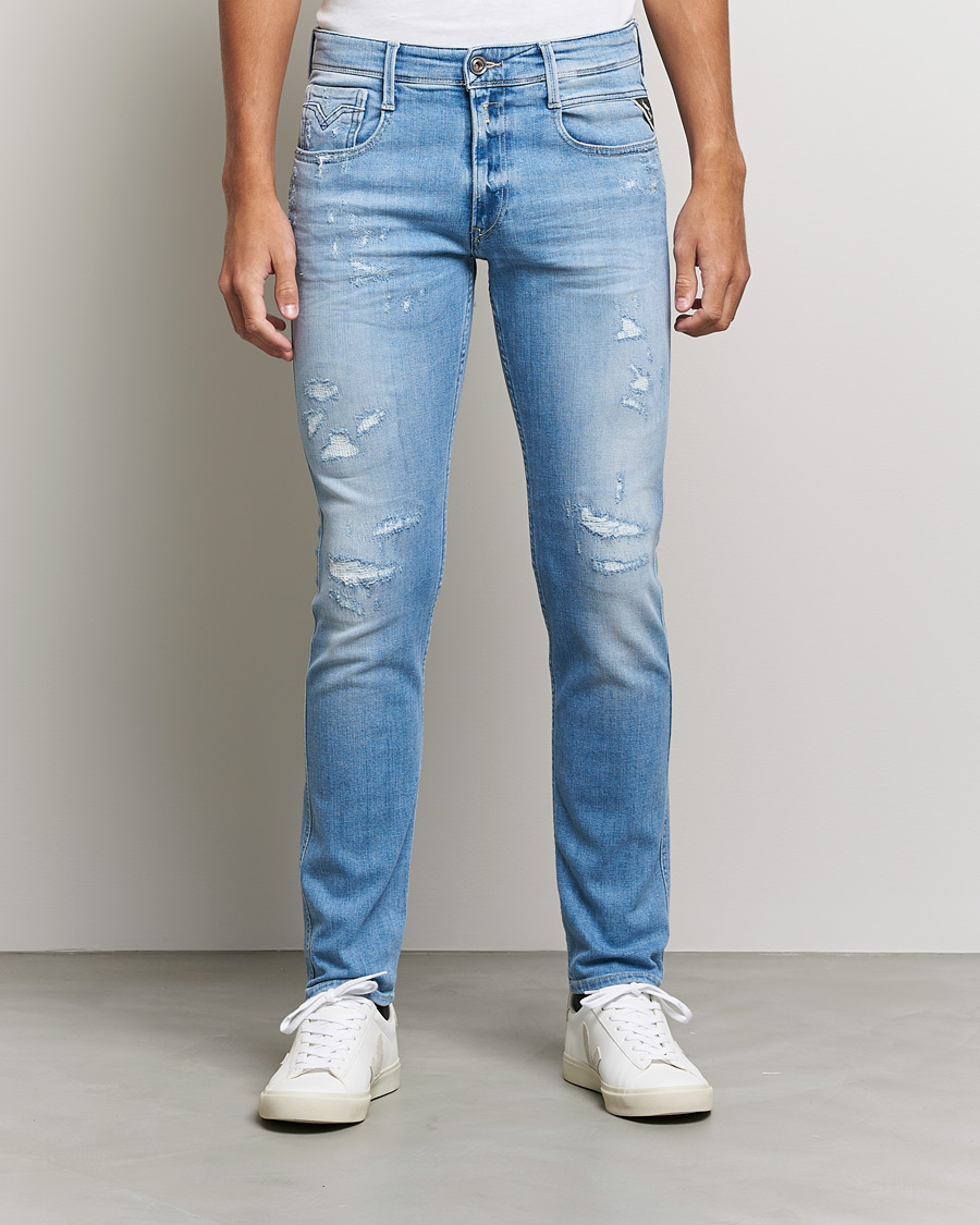 Herren | Jeans | Replay | Anbass 20 Years Wash Jeans Light Blue