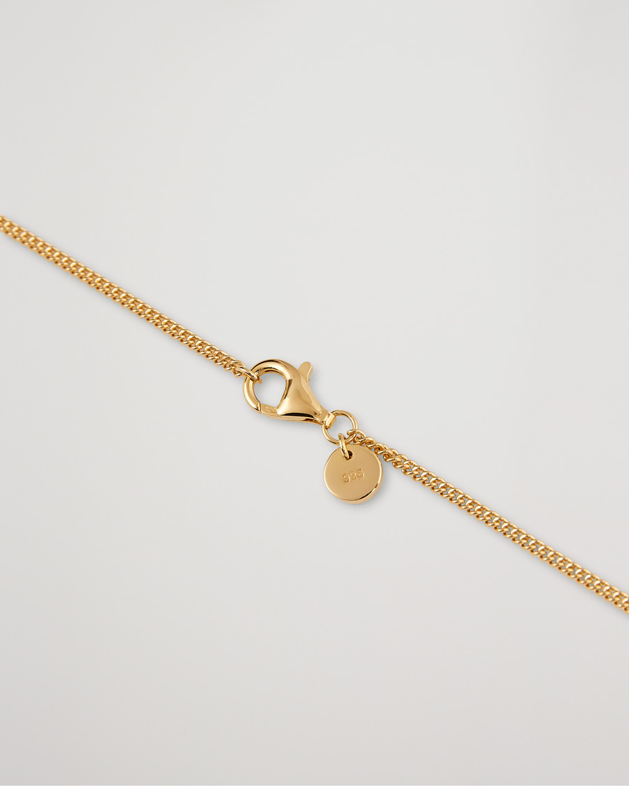Herren | Accessoires | Tom Wood | Curb Chain Slim Necklace Gold