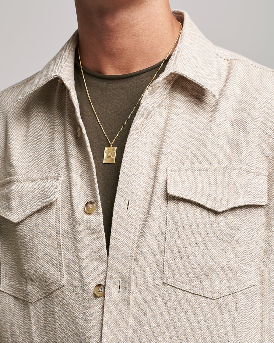 Herren | Accessoires | Tom Wood | Tarot Strength Pendant Necklace Gold
