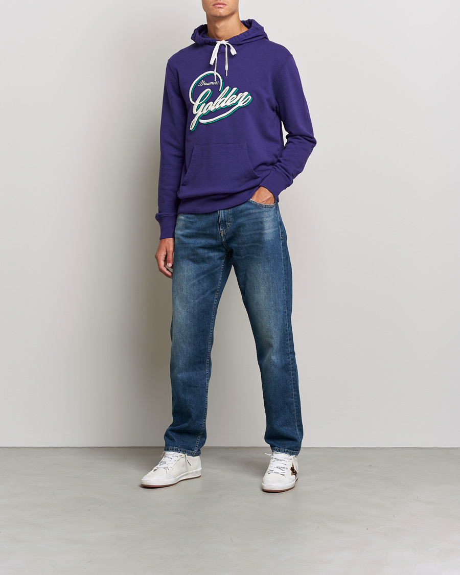 Herren | Pullover | Golden Goose | Deluxe Brand Journey Dreamers Hoodie Violet Indigo