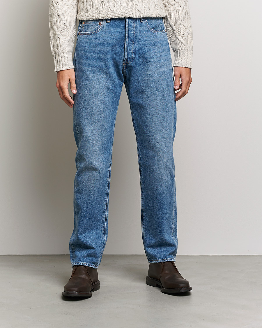 Herren | Jeans | Levi's Made & Crafted | 501 Original Fit Stretch Jeans Mendicio Indigo