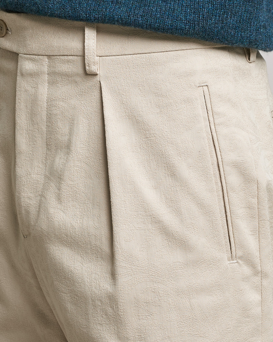 Herren | Hosen | Etro | Pleated Trousers Beige