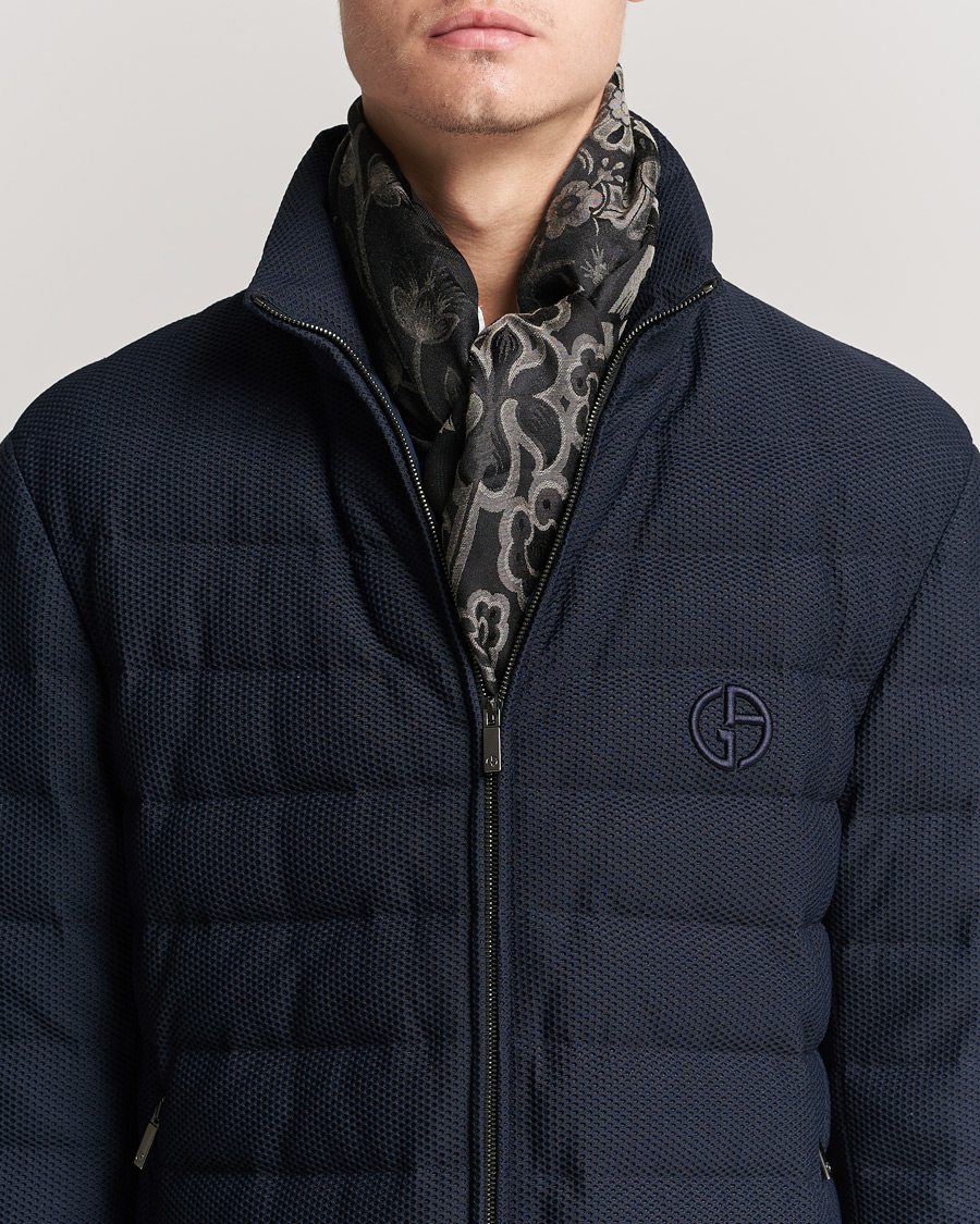 Herren | Etro Floral Jacquard Scarf Black | Etro | Floral Jacquard Scarf Black