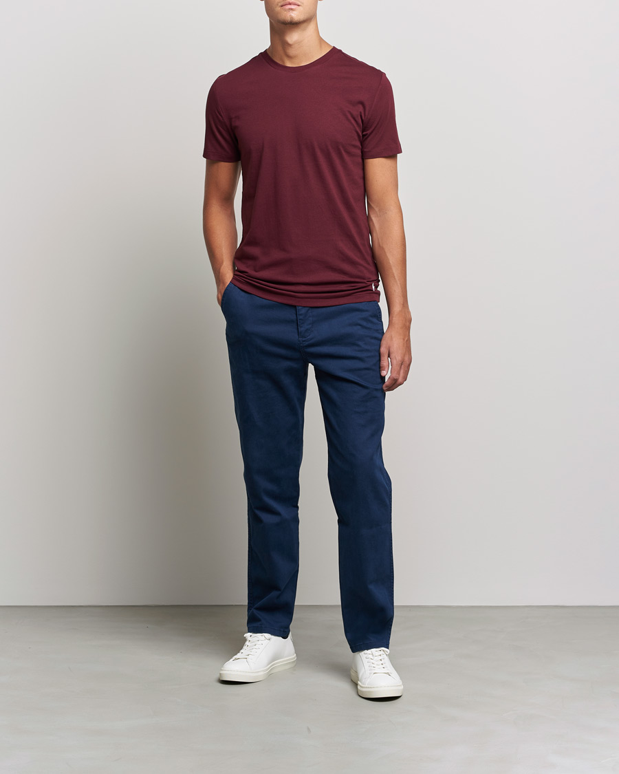 Herren | T-Shirts | Polo Ralph Lauren | 3-Pack Crew Neck Tee Navy/College Green/Red