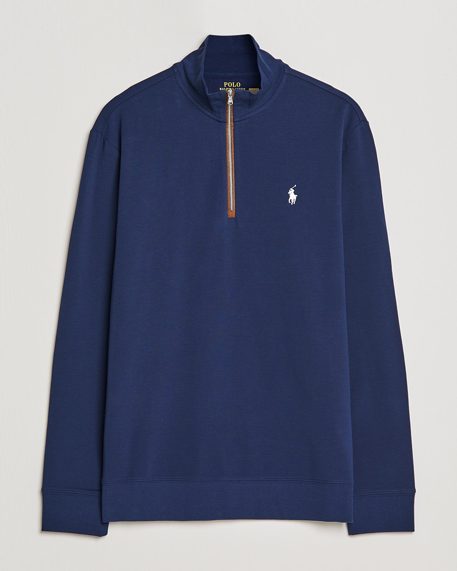 Herren | Pullover | Polo Ralph Lauren Golf | Terry Jersey Half Zip Sweater Refined Navy