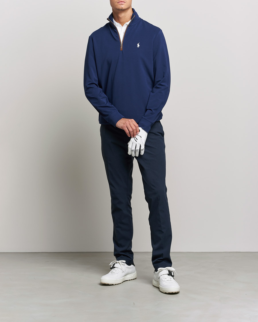 Herren | Pullover | Polo Ralph Lauren Golf | Terry Jersey Half Zip Sweater Refined Navy