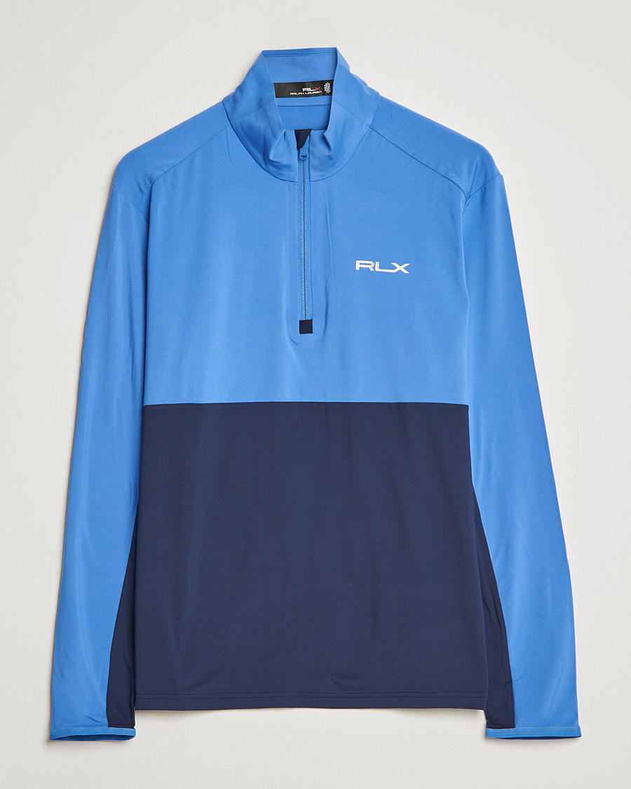 Herren | Pullover | RLX Ralph Lauren | Performance Airflow Half-Zip French Blue/Navy