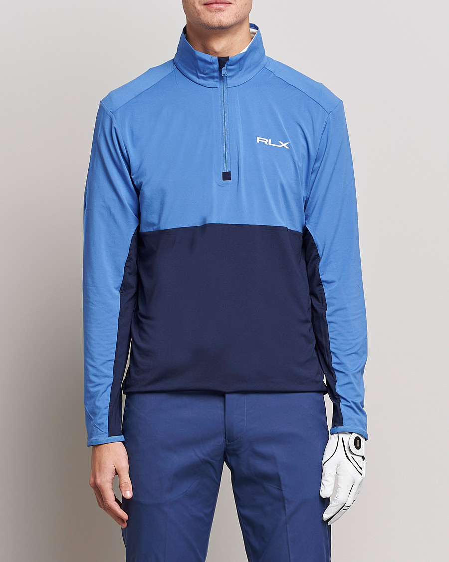 Herren | Pullover | RLX Ralph Lauren | Performance Airflow Half-Zip French Blue/Navy