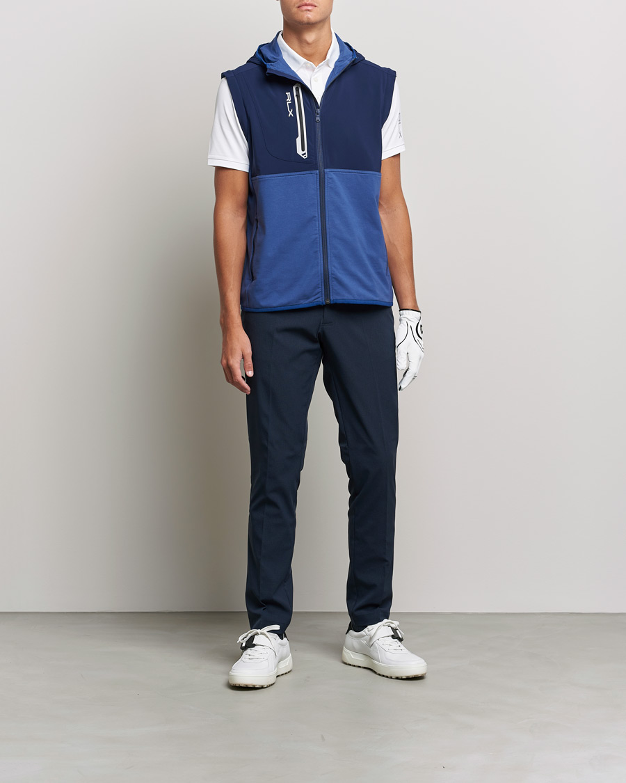 Herren | Pullover | RLX Ralph Lauren | Techy Terry Full-Zip Hoodie Light Navy/French Navy