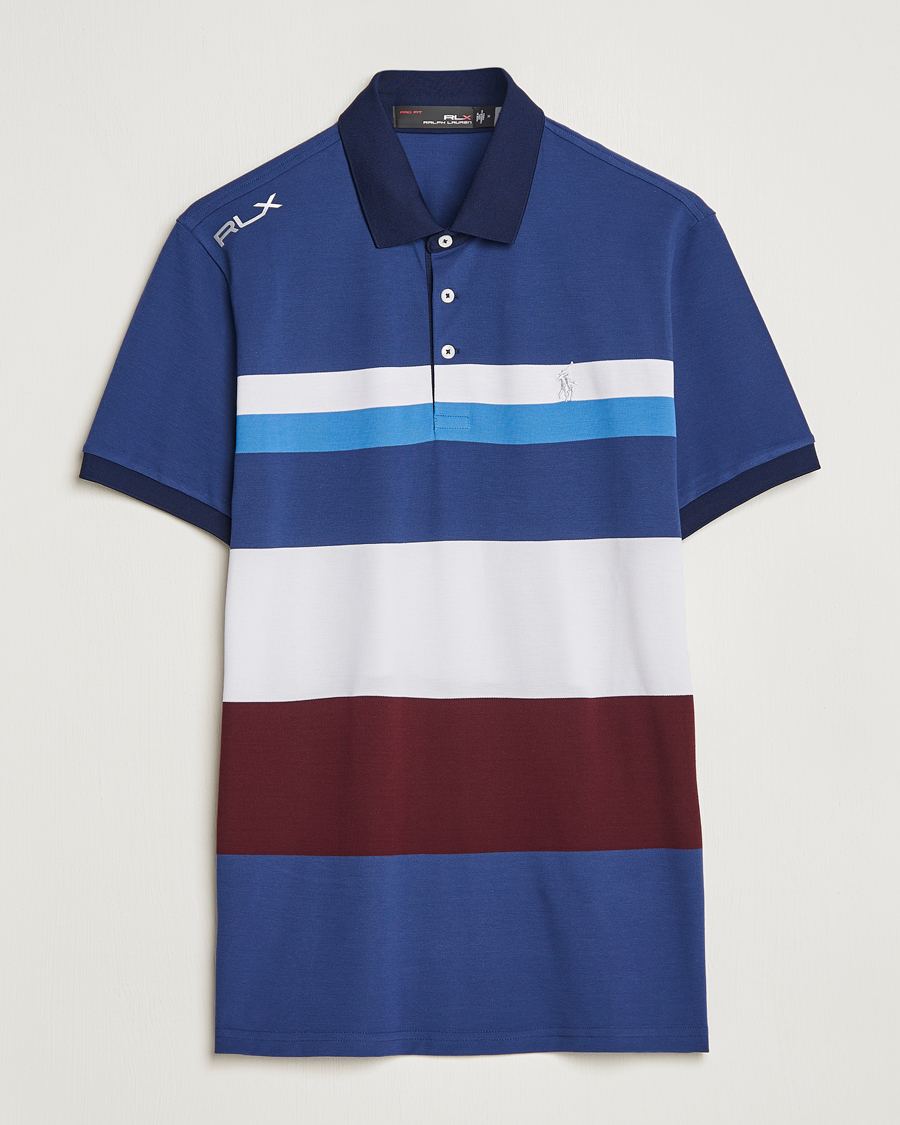 Herren | Poloshirts | RLX Ralph Lauren | Performance Striped Polo Rich Rubu Multi