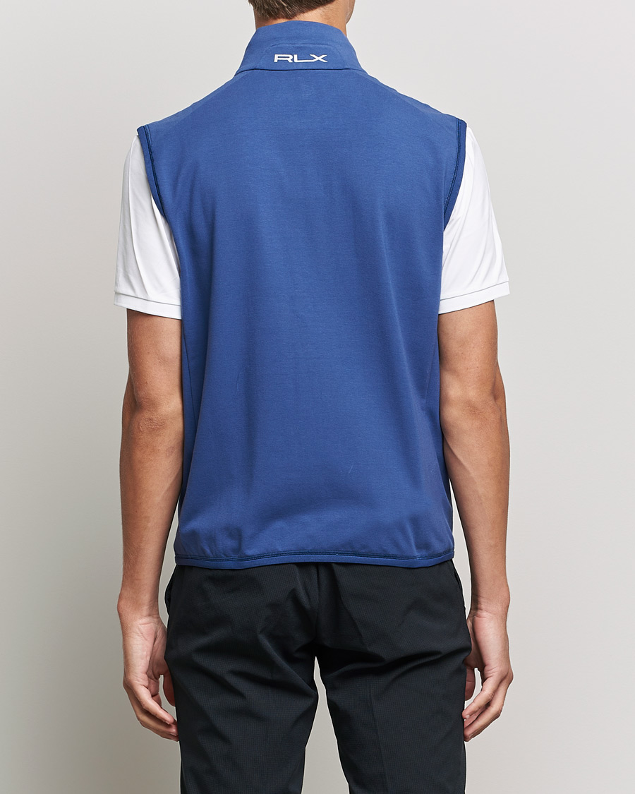 Herren | Jacken | RLX Ralph Lauren | Techy Terry Vest Light Navy Houndstooth