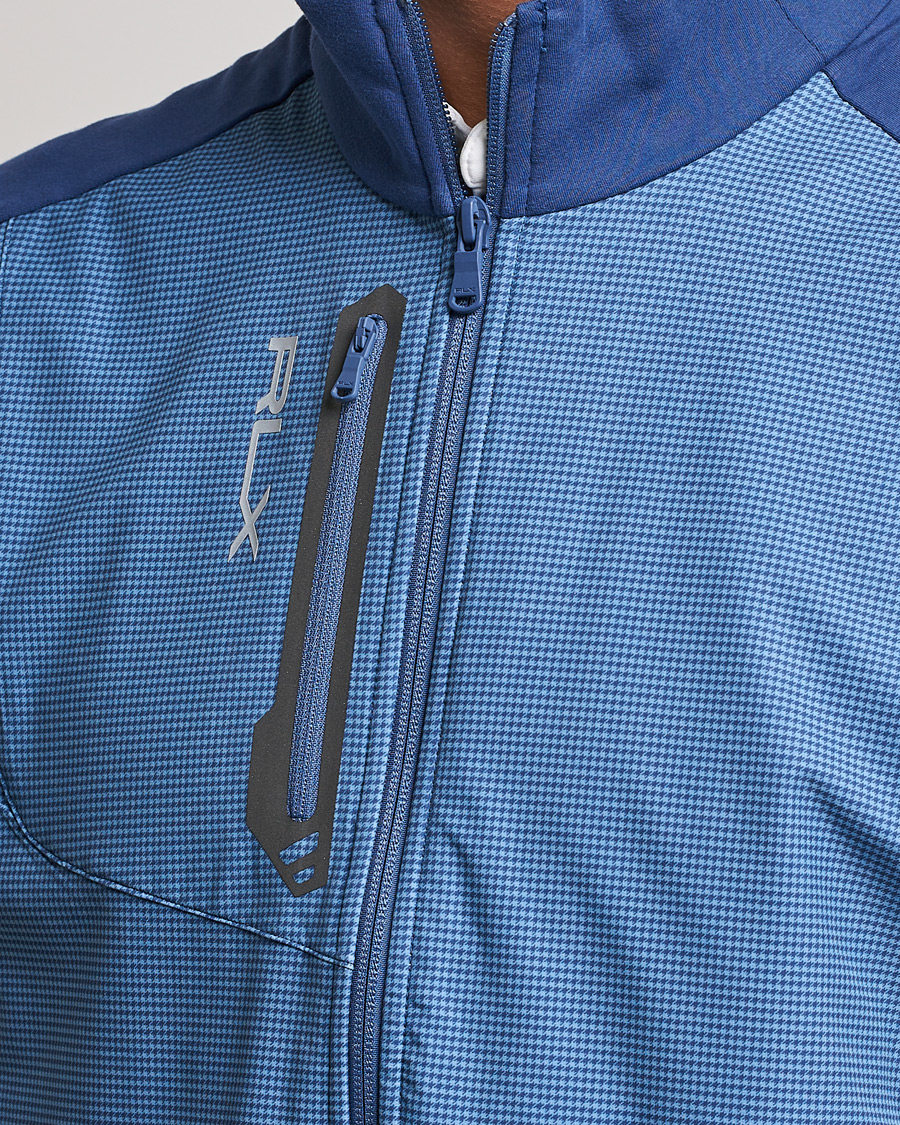 Herren | Jacken | RLX Ralph Lauren | Techy Terry Vest Light Navy Houndstooth