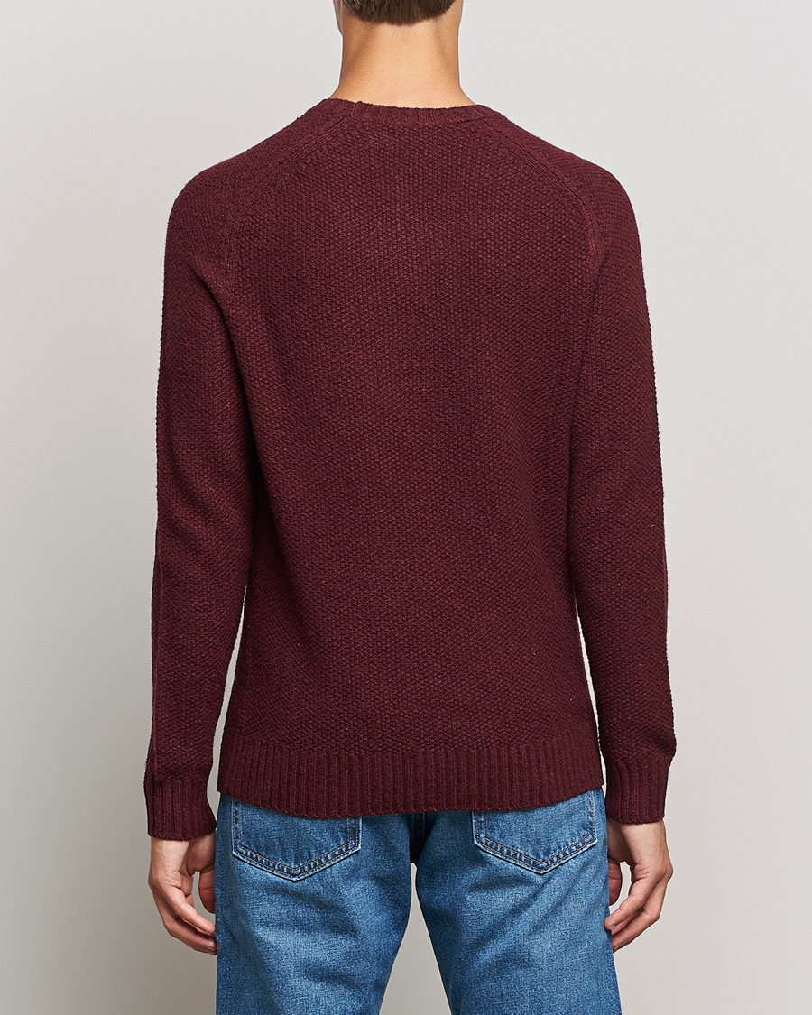 Herren | Pullover | Polo Ralph Lauren | Wool Donegal Knitted Sweater Burgundy