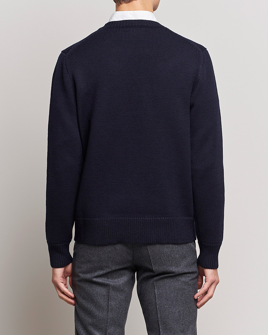 Herren | Pullover | Polo Ralph Lauren | Wool Logo Knitted Sweater Hunter Navy